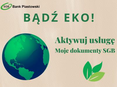 Usługa Moje Dokumenty SGB (trwały nośnik)
